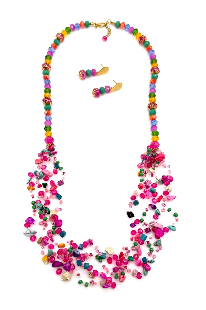 COLLAR CROCHET MULTICOLOR