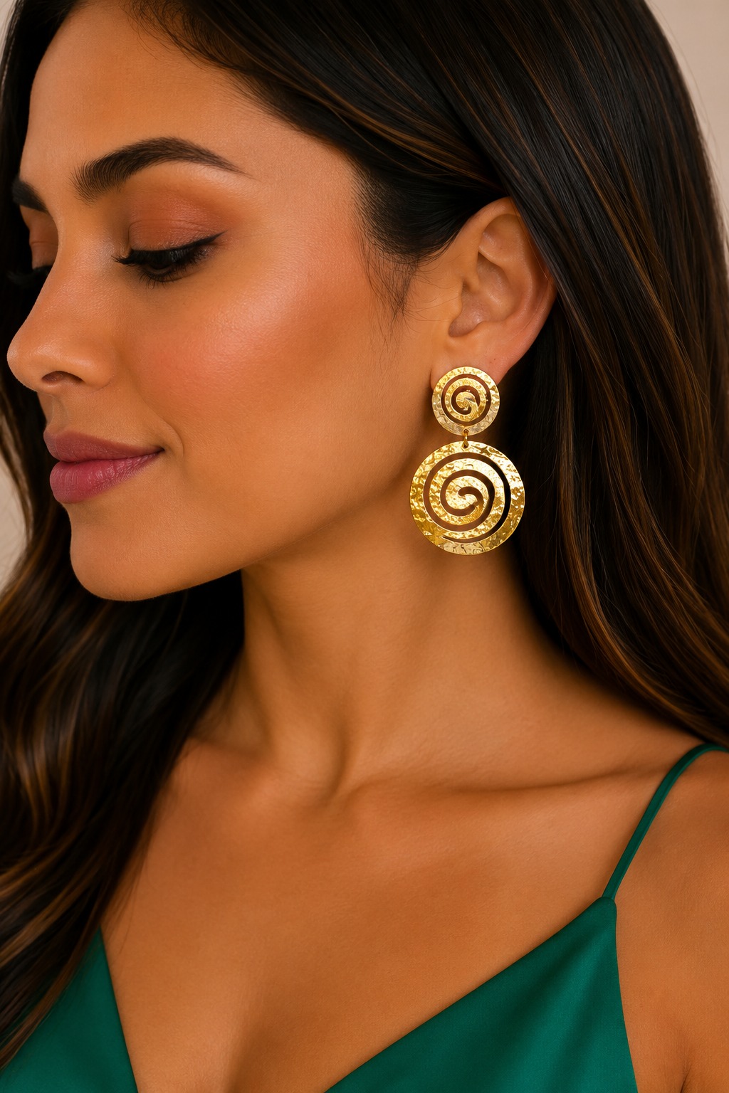 ARETE ESPIRAL BRONCE ORO