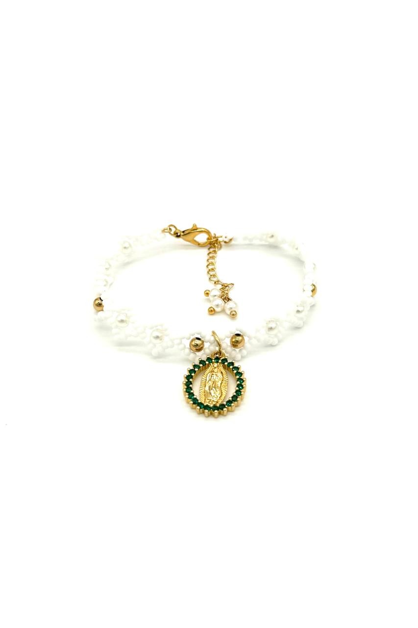 PULSERA TEJIDA VIRGEN RODINADA